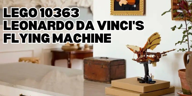 History Meets Hobby With LEGO ICONS 10363 Leonardo da Vinci's Flying Machine