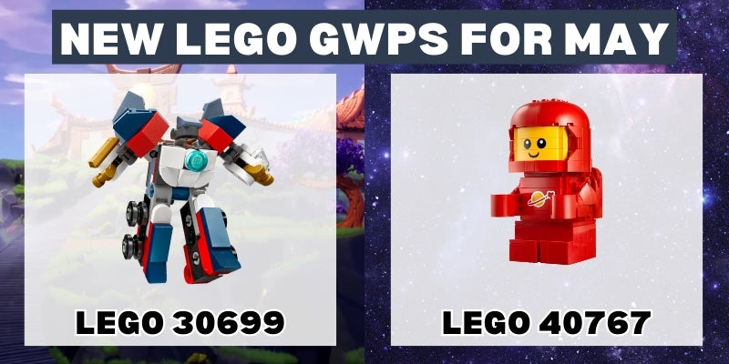 LEGO Gift With Purchase - Mini Ninja Combo Mech 30699 and Up-Scaled Baby Astronaut 40767