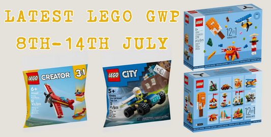 Latest July LEGO Gift With Purchase (GWP)