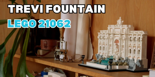 LEGO Trevi Fountain: Iconic Architecture, Stunning Statues and Clear Blue Water Make A True LEGO Landmark