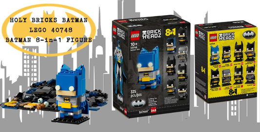 Eight LEGO Batman to Choose From - LEGO 8in1 40748 BrickHeadz Set
