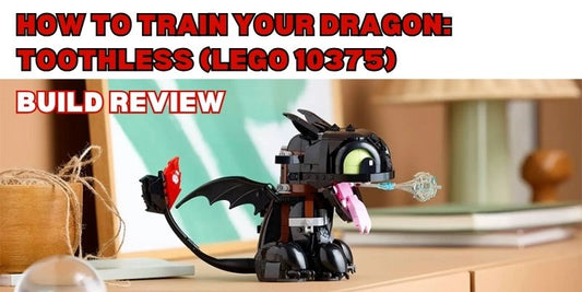 Build Review of LEGO Icons How to Train Your Dragon - Toothless (10375)
