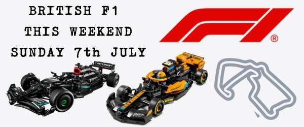 We Are Gearing Up For The British F1 With LEGO F1 Vehicles