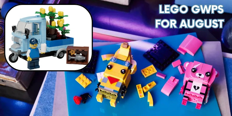 LEGO August GWPs are Perfect for Builders who Fancy a Fortnite in Italy