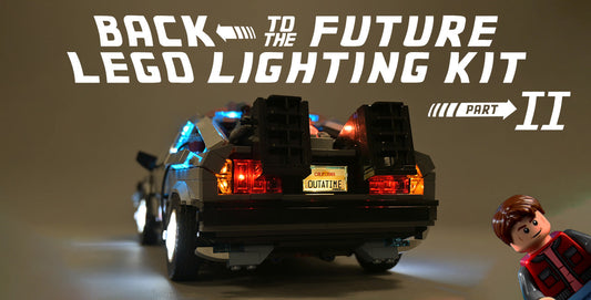 Installing a LEGO DeLorean Briksmax Lighting Kit - Part Two
