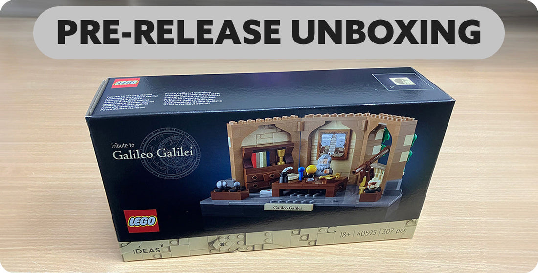 LEGO Unboxing - LEGO Ideas Tribute to Galileo Galilei 40595