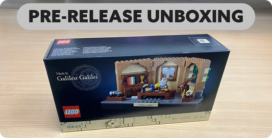 LEGO Unboxing - LEGO Ideas Tribute to Galileo Galilei 40595