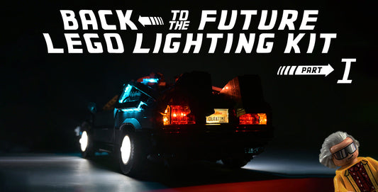 Installing a LEGO DeLorean Briksmax Lighting Kit - Part One