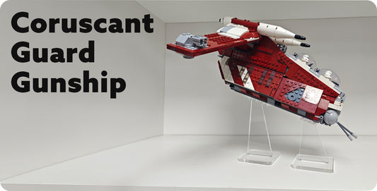 How To Display Your LEGO Coruscant Guard Gunship on A Stand