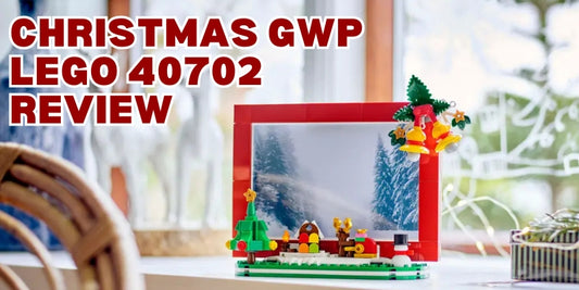 Build Review of LEGO GWP 40702 Christmas Picture Frame