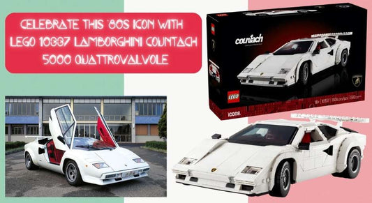 LEGO 10337 Lamborghini Countach 5000 Quattrovalvole - Homage To An 80s Icon