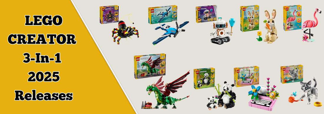 Triple The Fun With These LEGO CREATOR 3-in-1 Sets