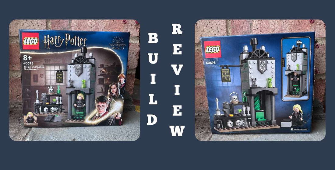 Build Review of LEGO 40695 Borgin and Burkes: Floo Network