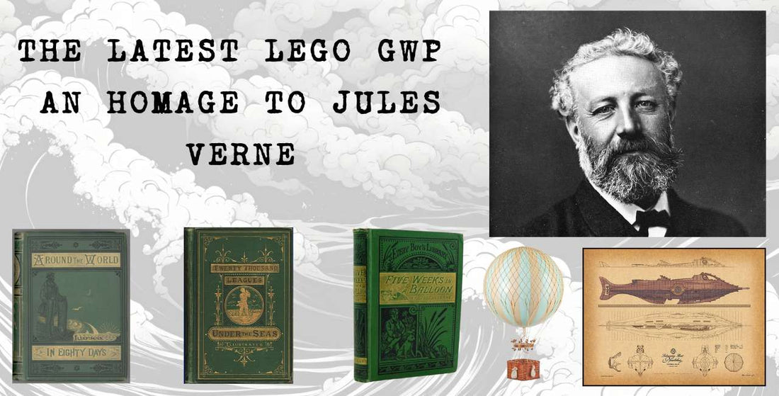 Building The Latest LEGO GWP - Tribute To Jules Verne's Books (40690)