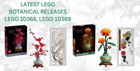Blooming Botanicals - Check Out The Two New LEGO Icons Flowers!