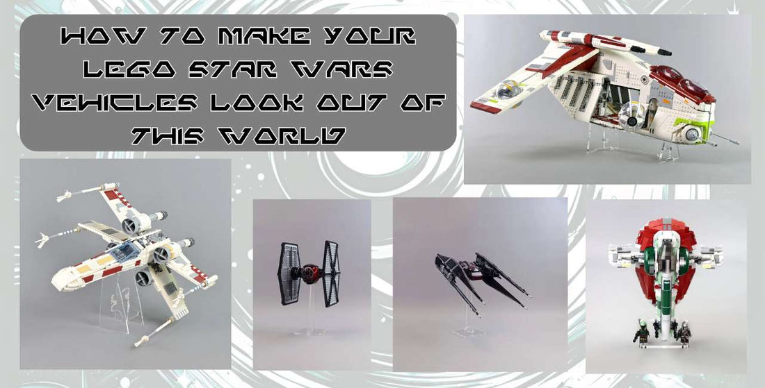 Make Your LEGO Star Wars Vehicle Display Look Out Of This World