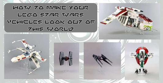 Make Your LEGO Star Wars Vehicle Display Look Out Of This World