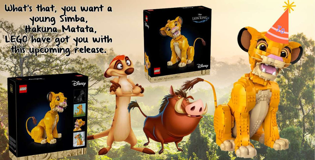 With Pride We Look at LEGO 43247 Young Simba The Lion King