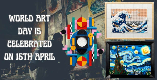 Celebrating World Art Day by Looking At Current LEGO Art Sets
