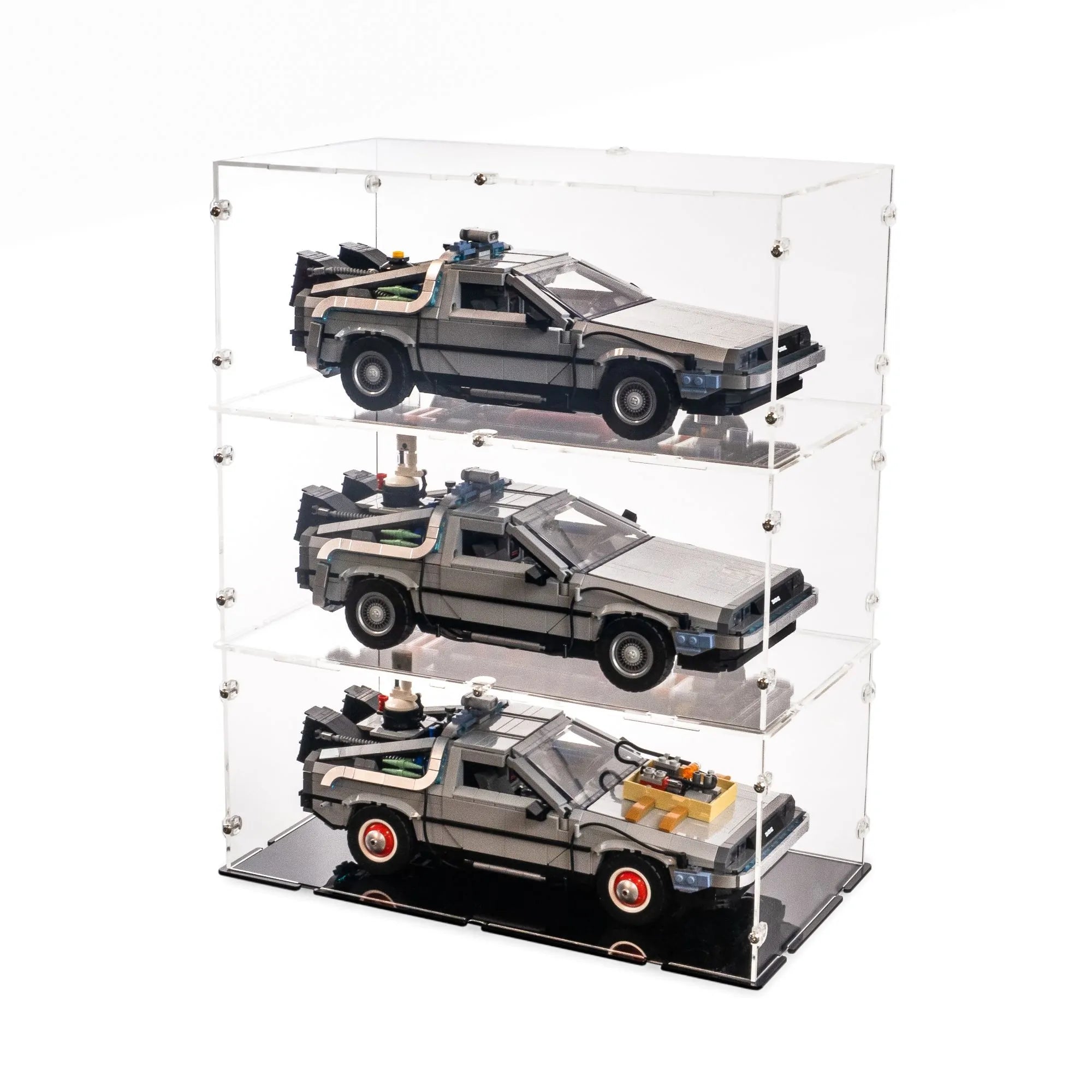 Back to the Future Time Machine Small Display Case for LEGO 10300