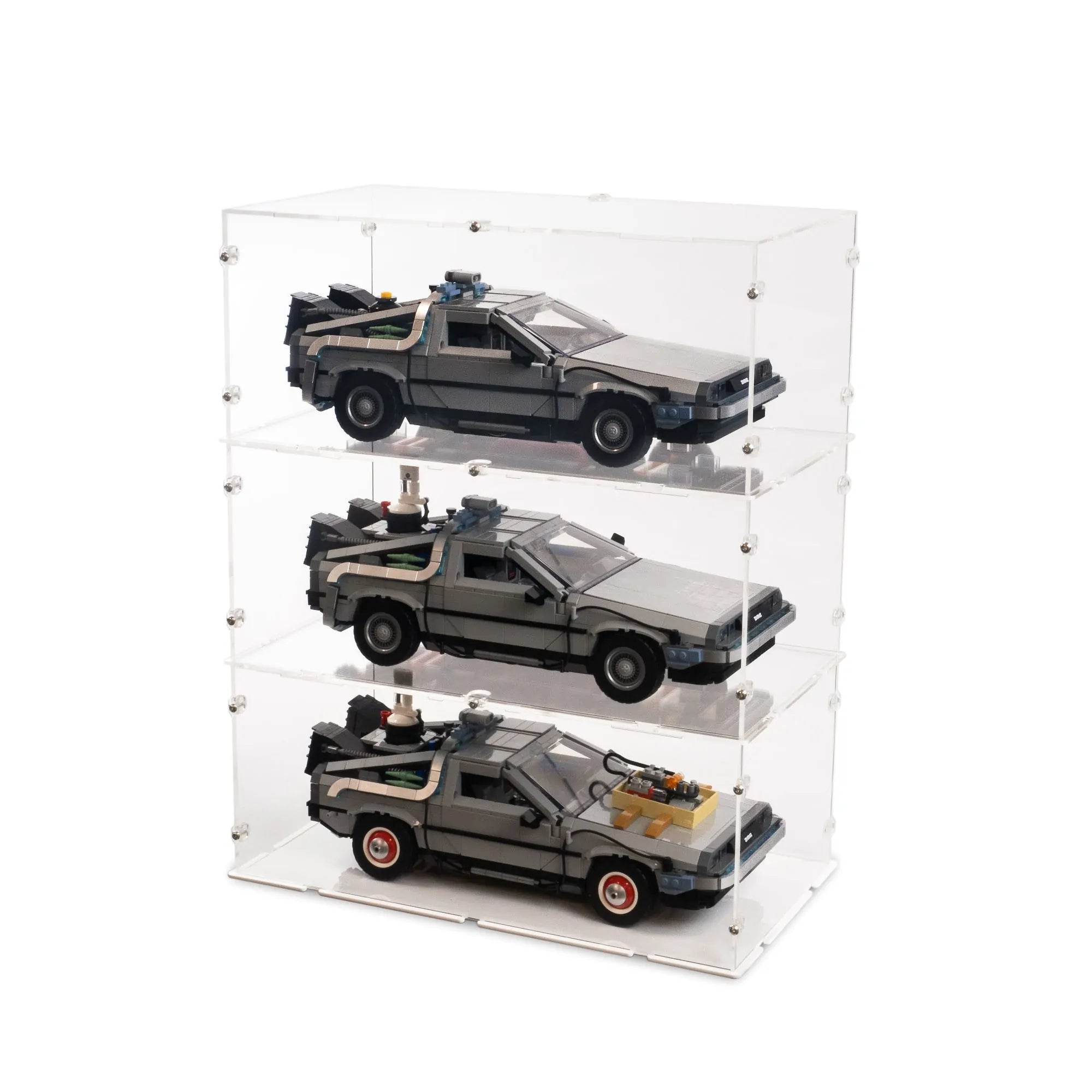 Back to the Future Time Machine Small Display Case for LEGO 10300