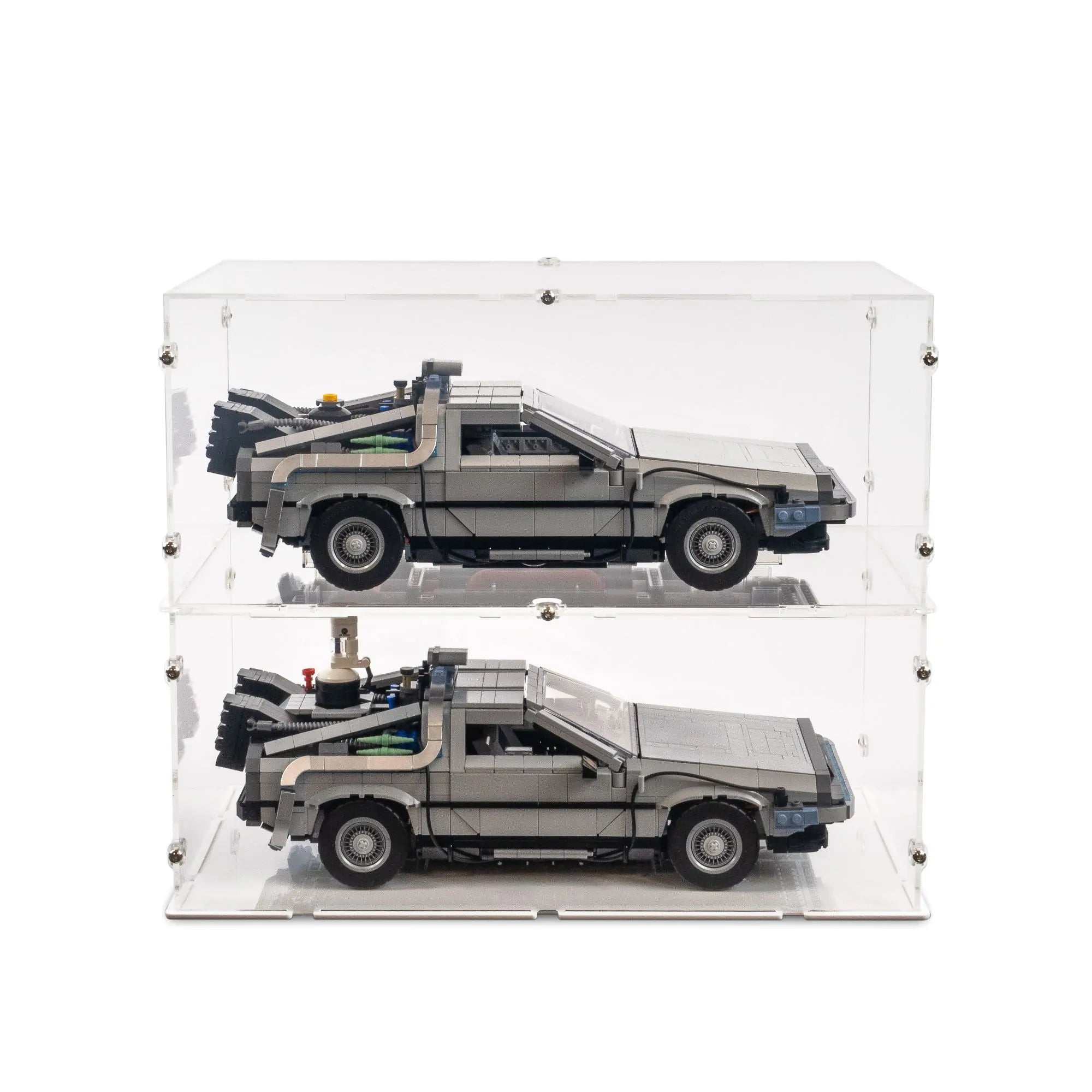 Back to the Future Time Machine Small Display Case for LEGO 10300