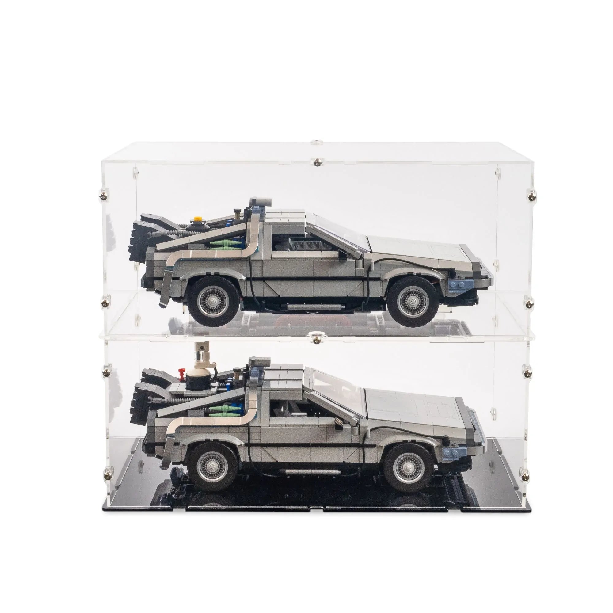 Back to the Future Time Machine Small Display Case for LEGO 10300