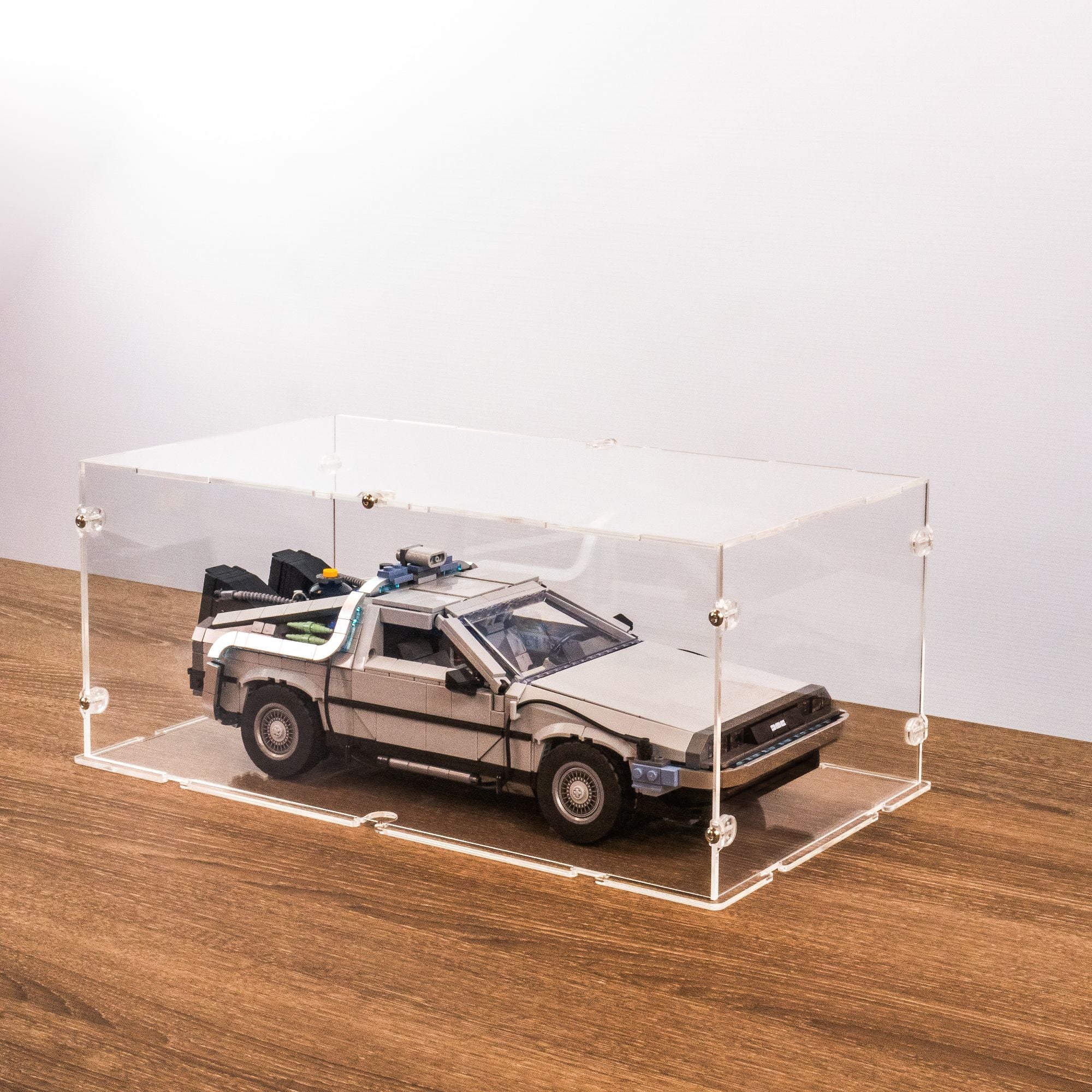 Back to the Future Time Machine Small Display Case for LEGO 10300