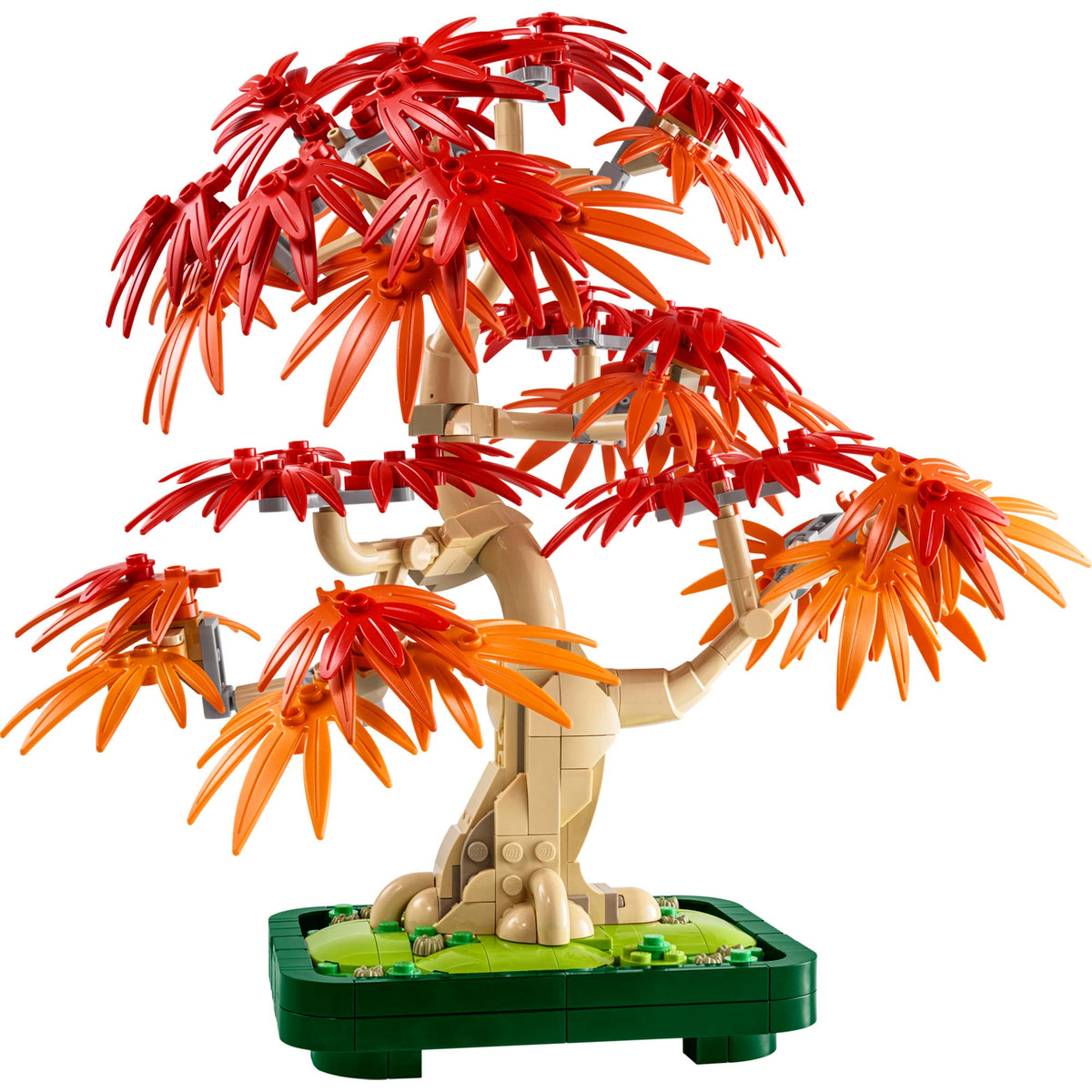 Japanese Red Maple Bonsai Tree Display Case for LEGO 10348