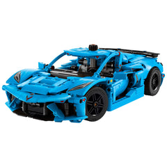 Chevrolet Corvette Stingray Blue Display Case for LEGO 42217