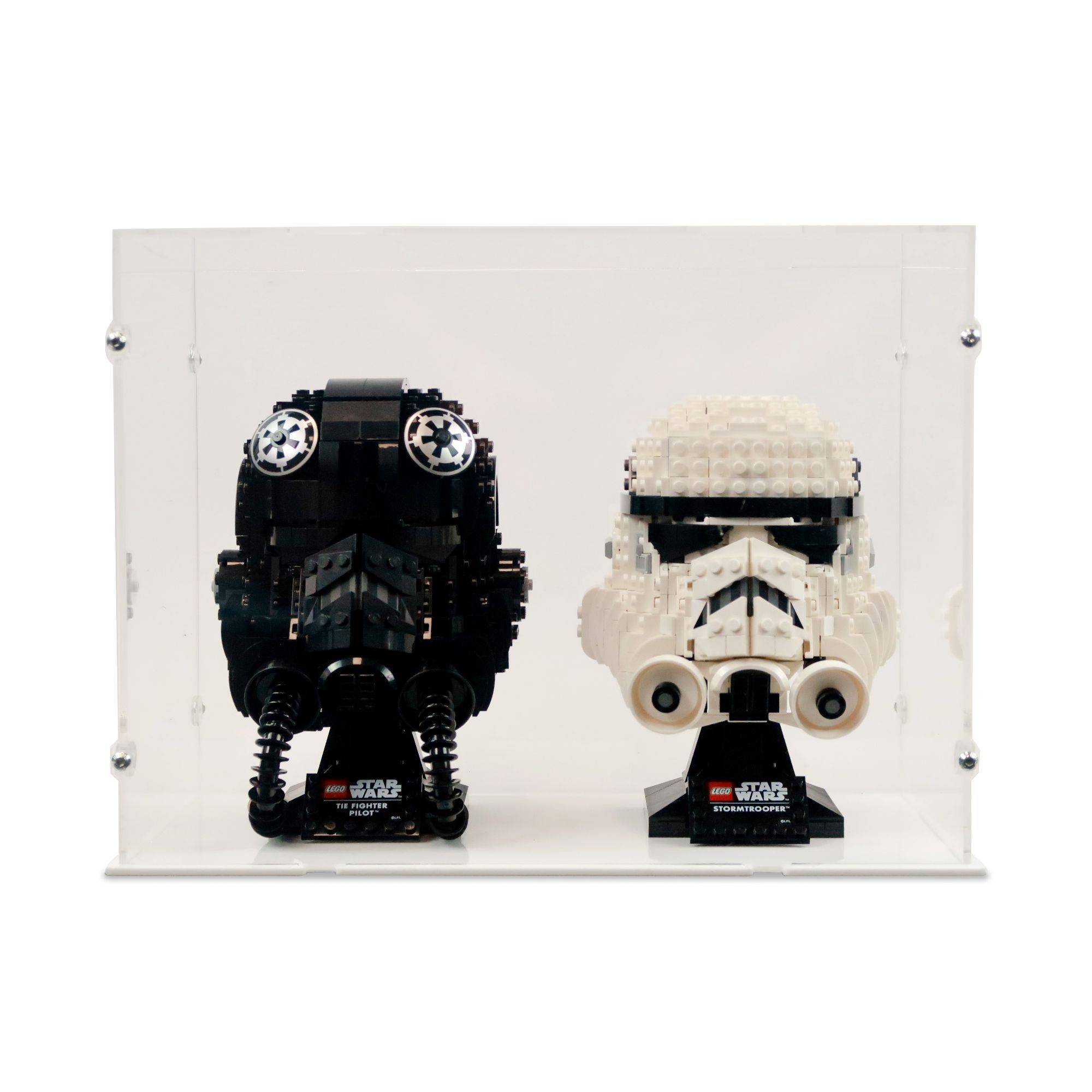 2x Star Wars Helmets Display Case