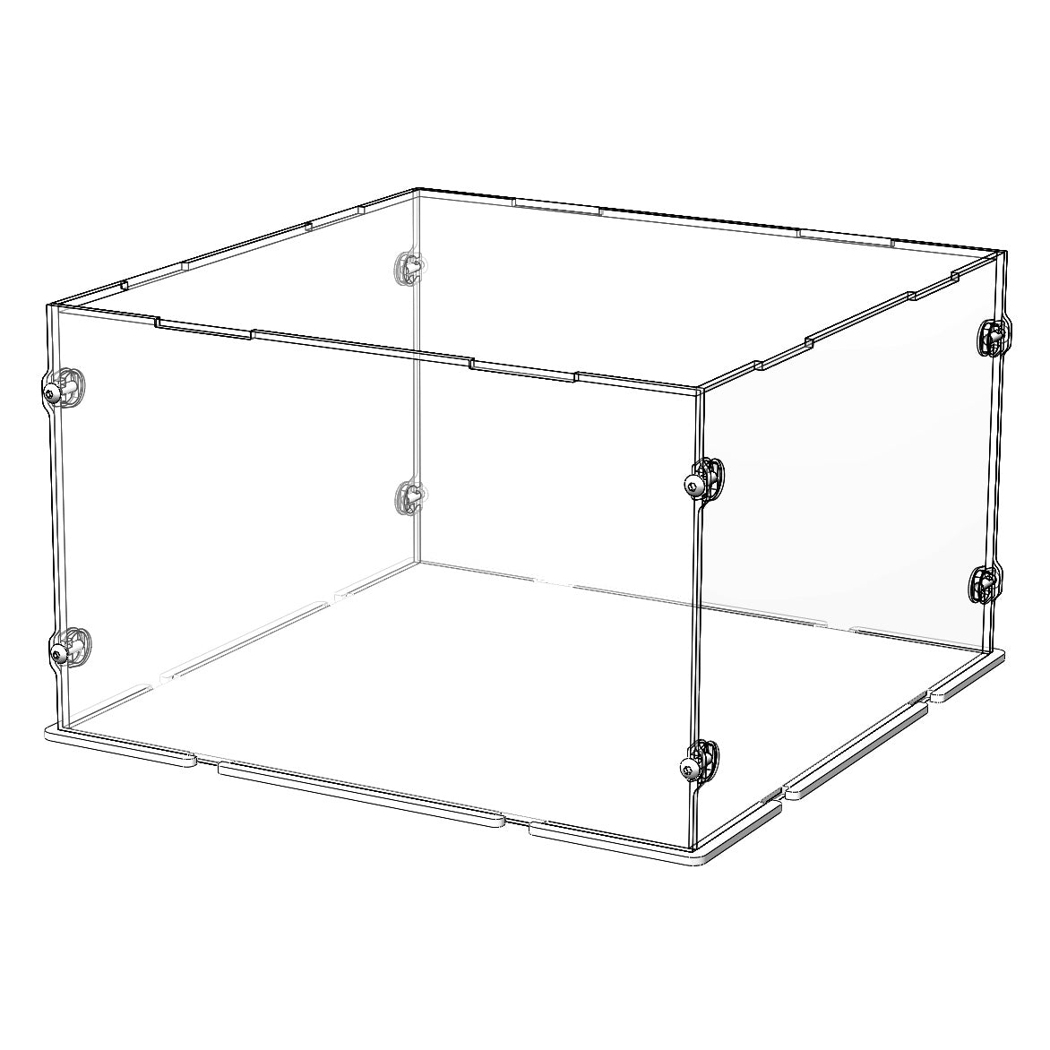 26 x 26 x 16cm Display Case