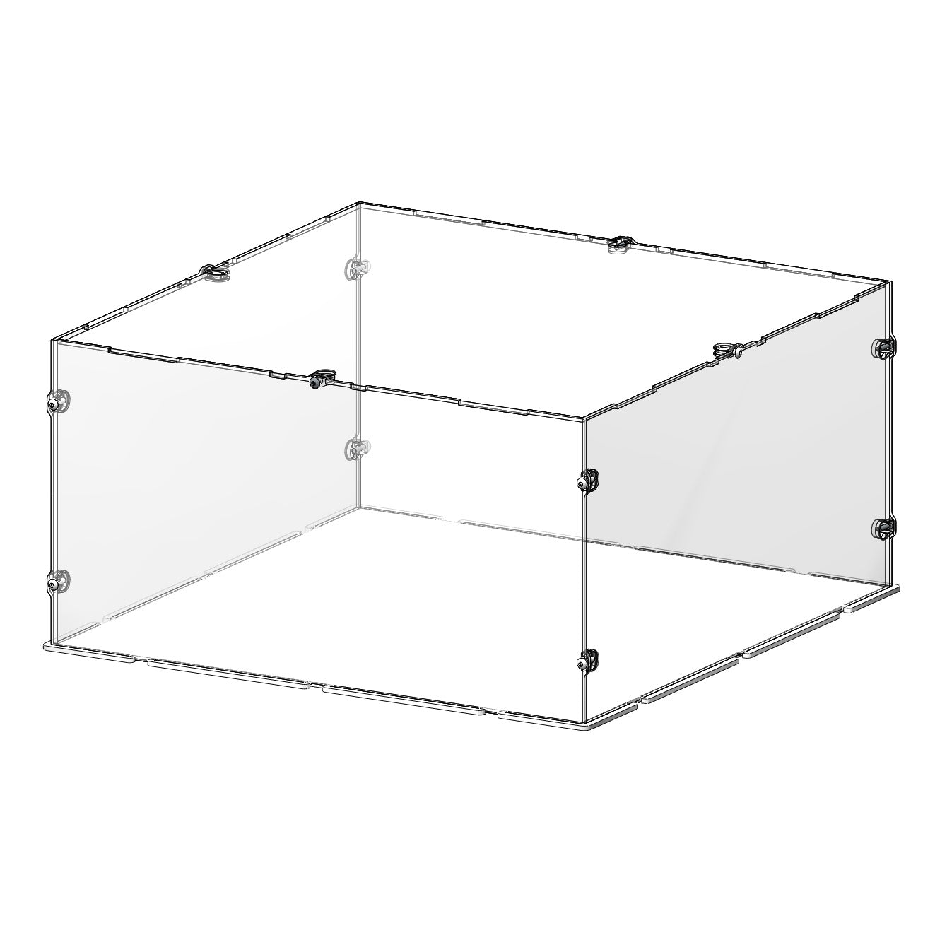 39 x 39 x 20cm Display Case