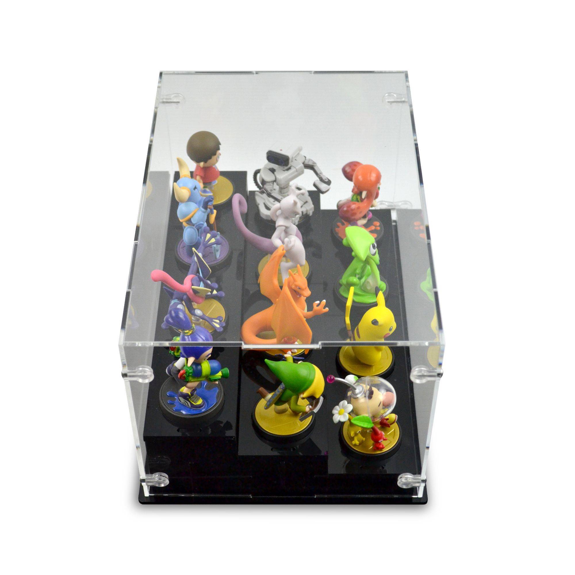 12 Nintendo Amiibo Figures Display Case
