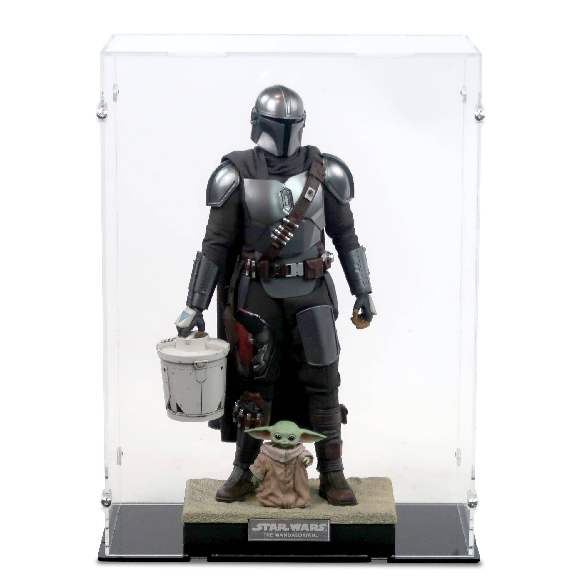 1/6 Scale Mandalorian & The Child Display Case for Hot Toys TMS 015