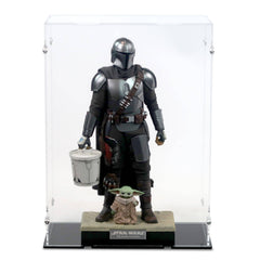 1/6 Scale Mandalorian & The Child Display Case for Hot Toys TMS 015