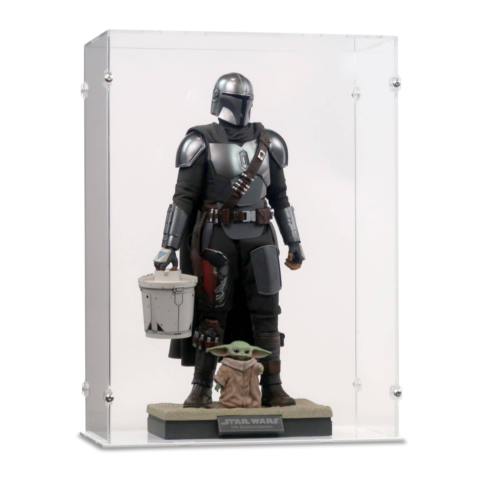 1/6 Scale Mandalorian & The Child Display Case for Hot Toys TMS 015