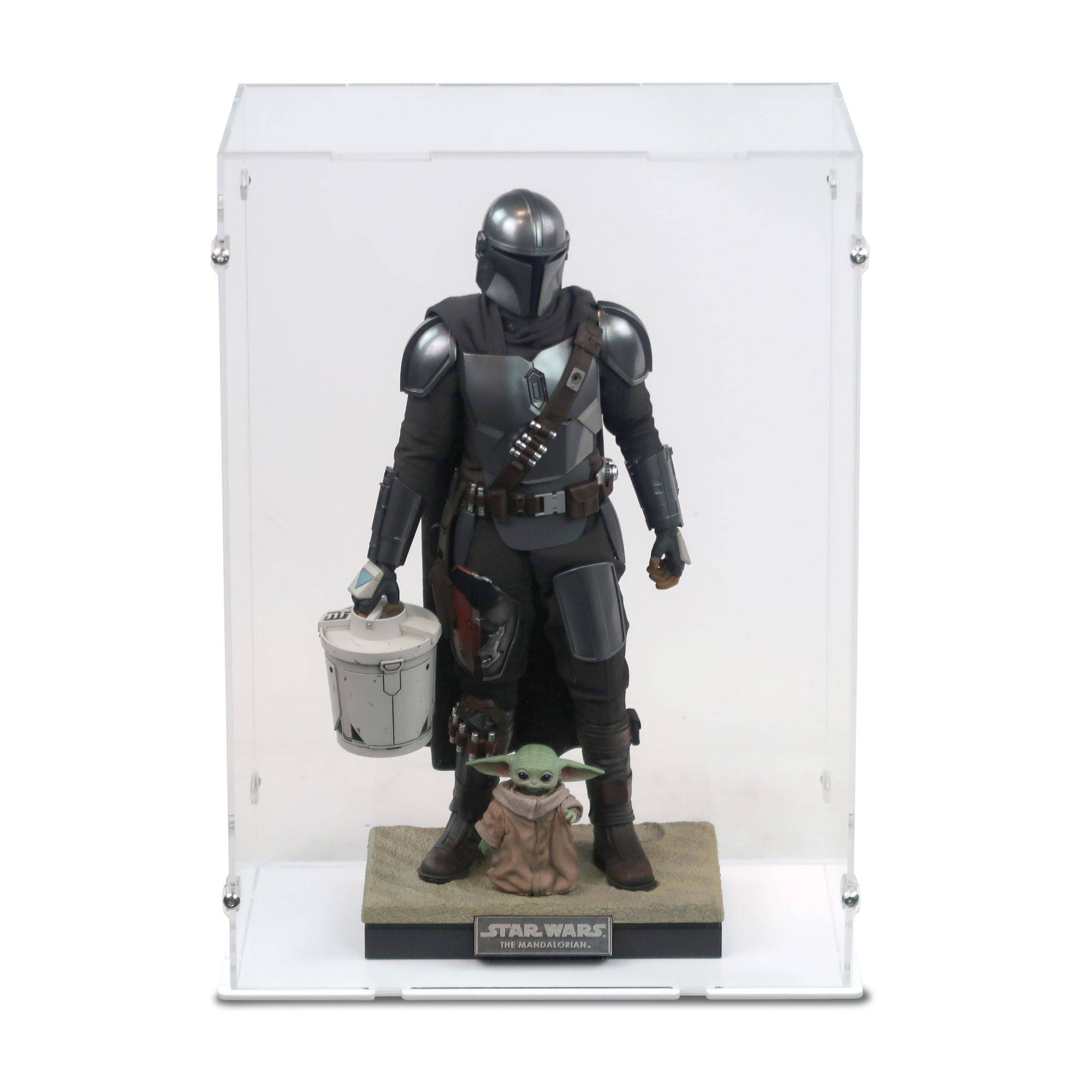 1/6 Scale Mandalorian & The Child Display Case for Hot Toys TMS 015