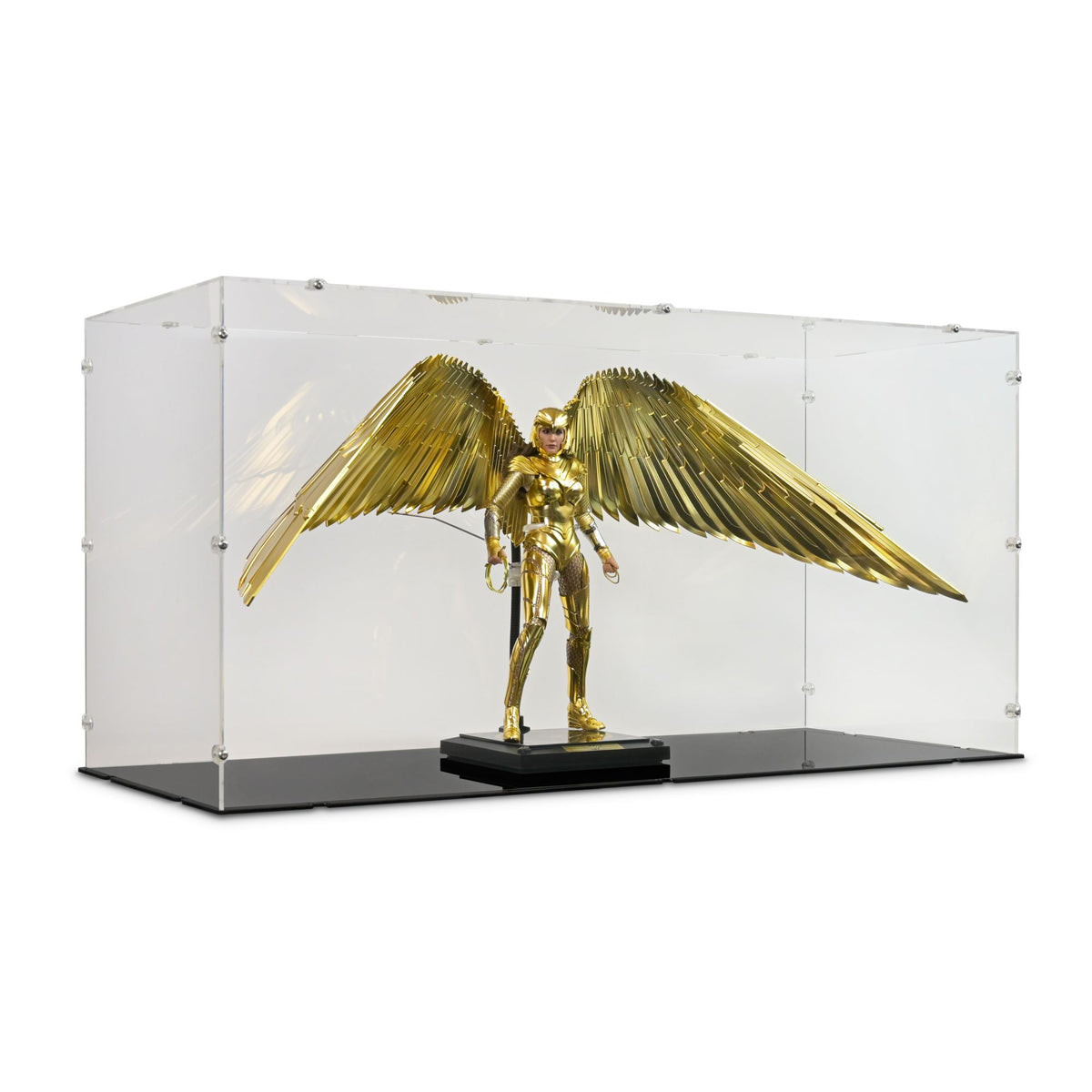 1/6 Scale Golden Armor Wonder Woman (Deluxe) Display Case for Hot Toys MMS578