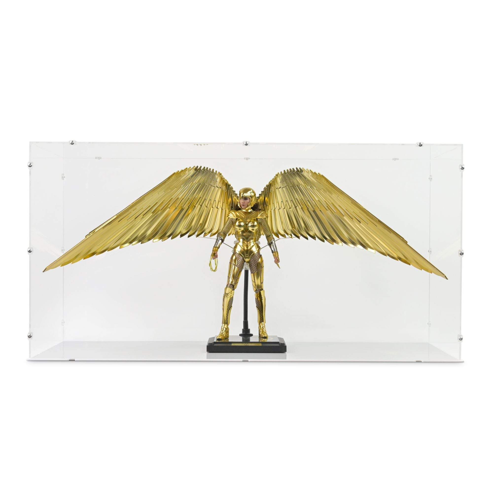 1/6 Scale Golden Armor Wonder Woman (Deluxe) Display Case for Hot Toys MMS578