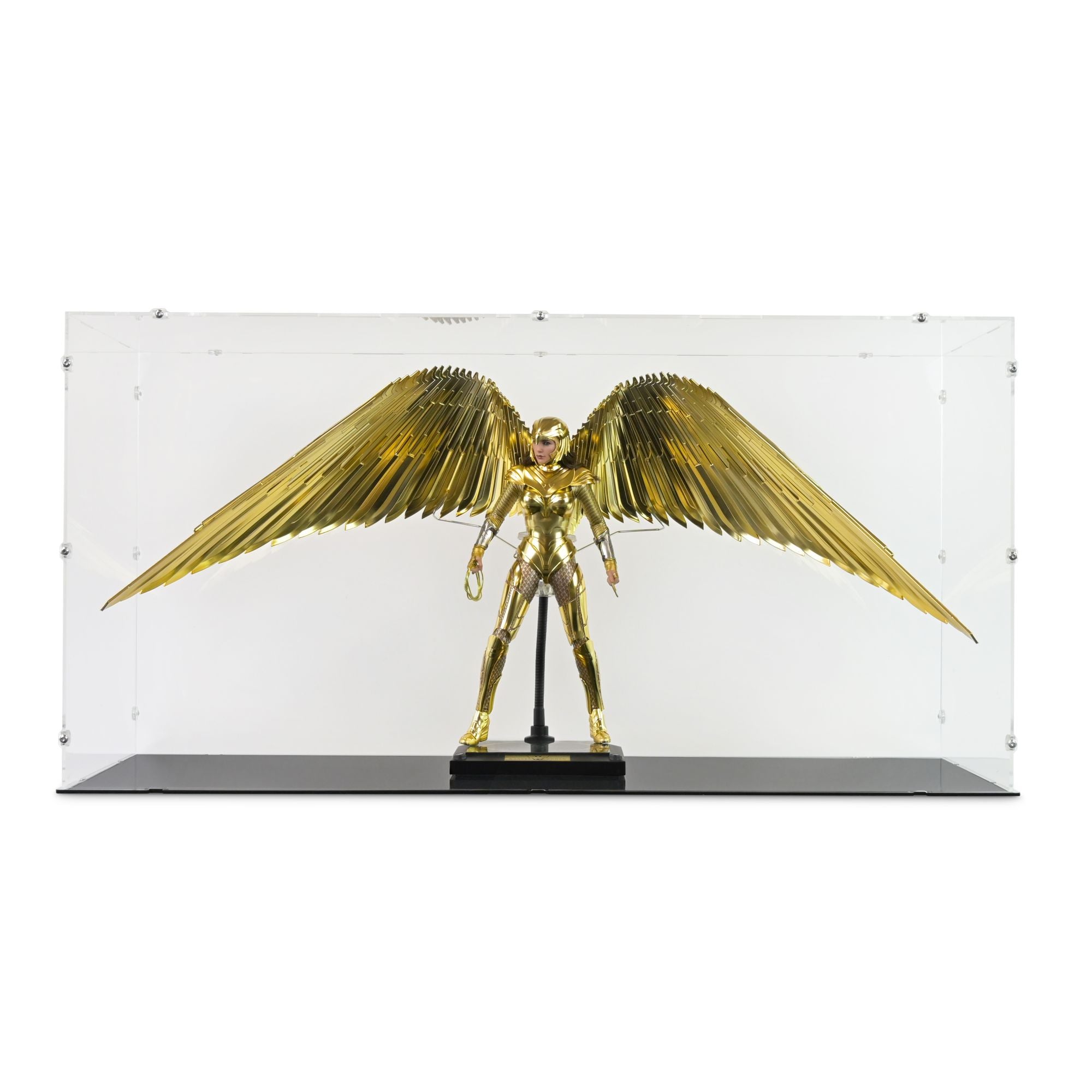 1/6 Scale Golden Armor Wonder Woman (Deluxe) Display Case for Hot Toys MMS578