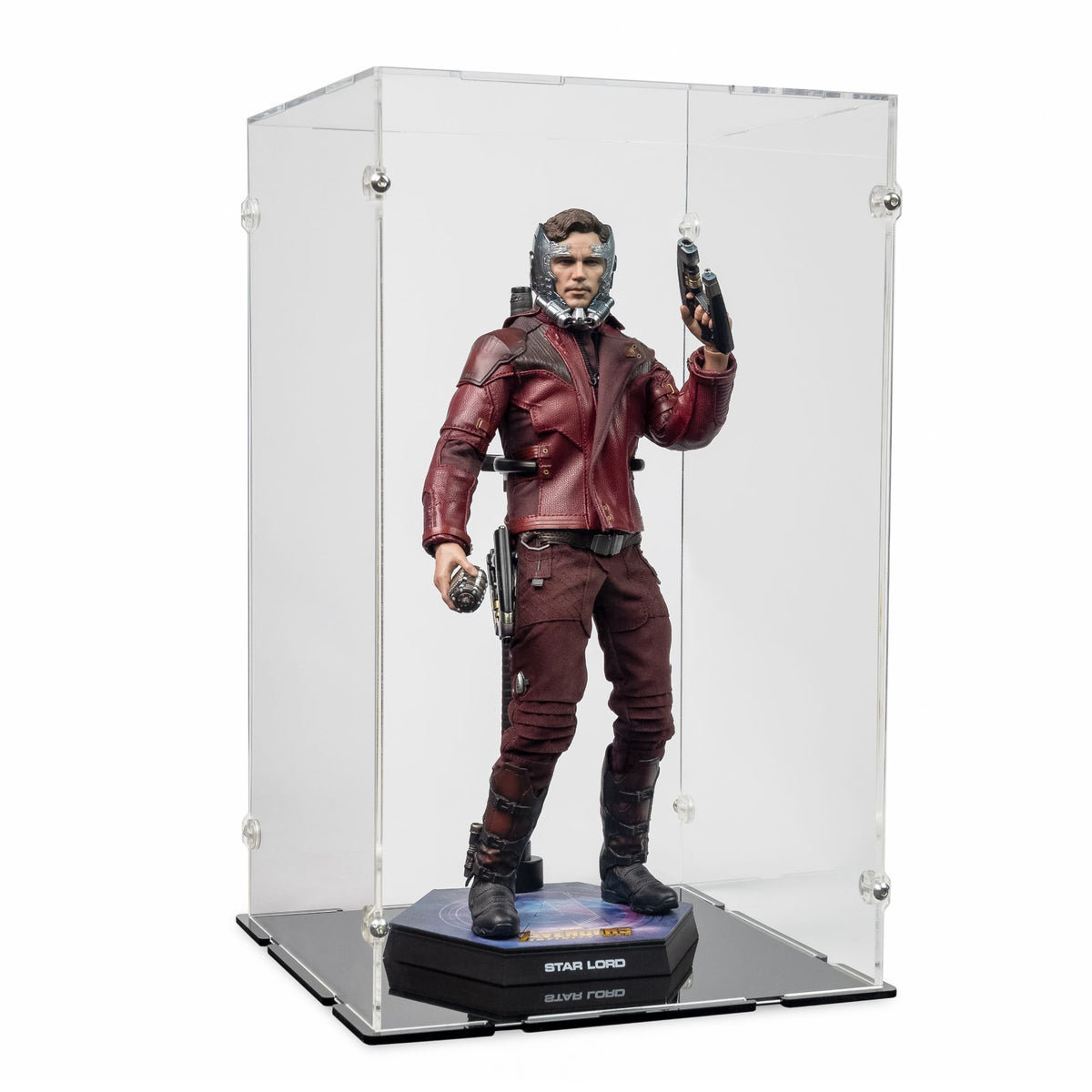 1/6 Scale Star Lord Display Case for Hot Toys MMS 539