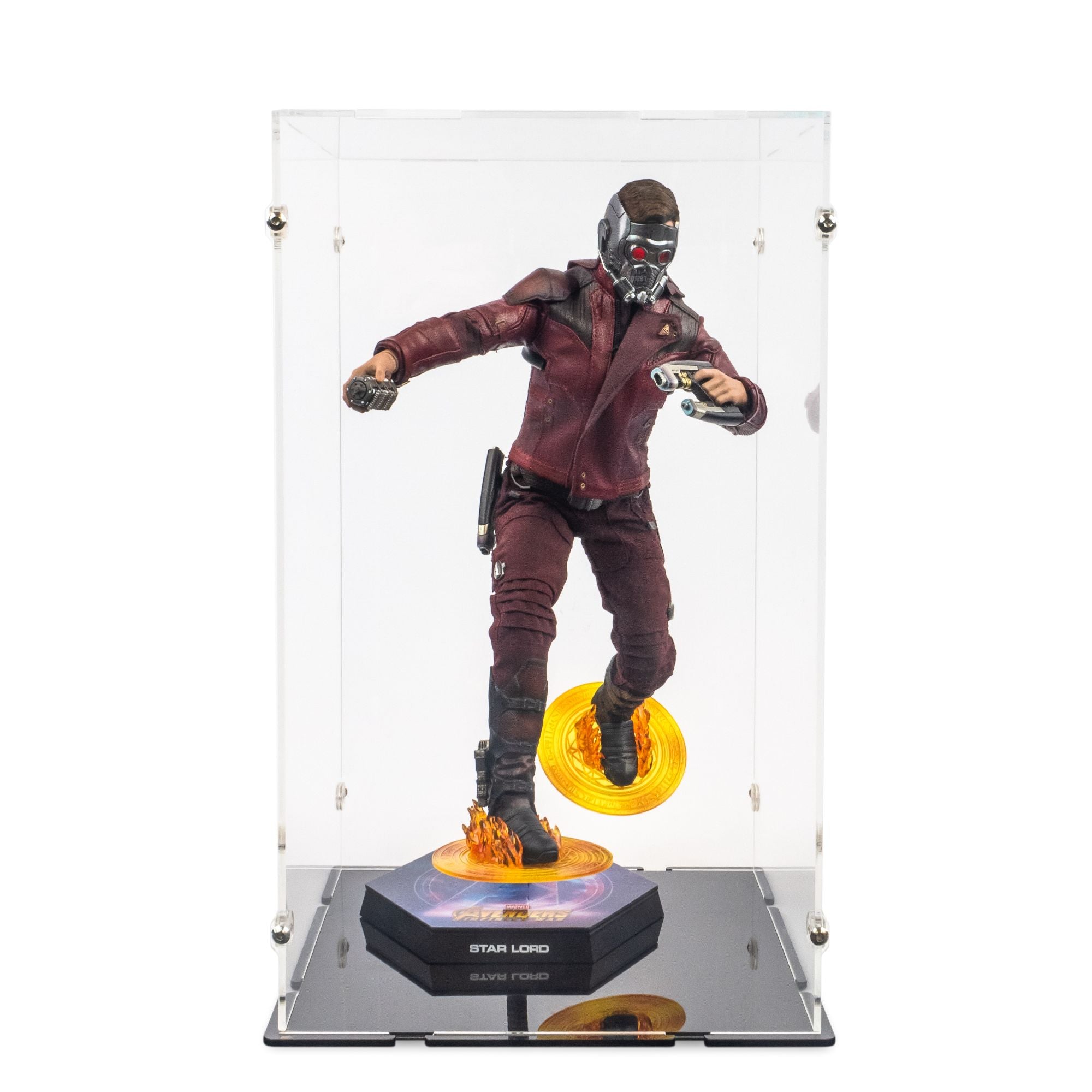 1/6 Scale Star Lord Display Case for Hot Toys MMS 539