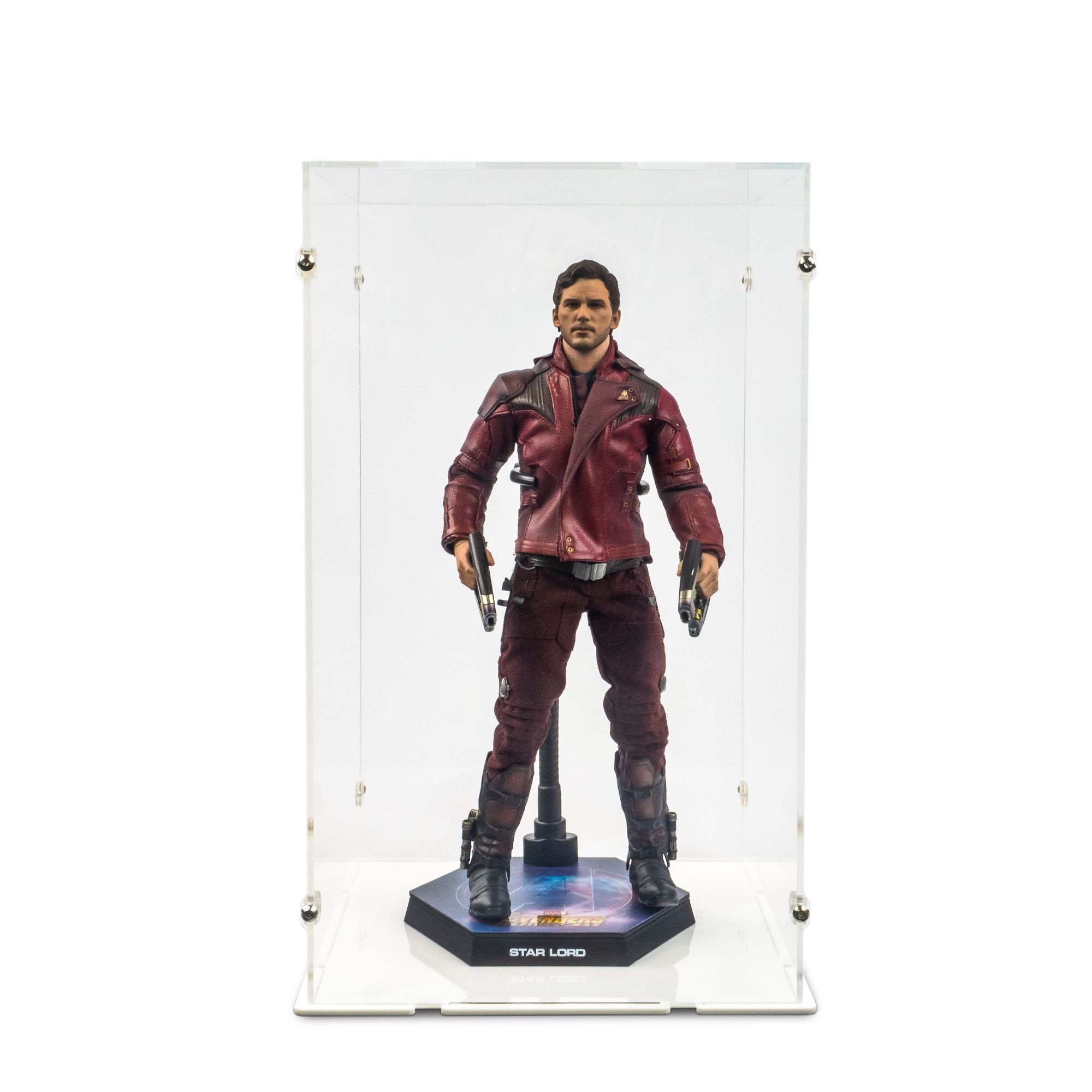 1/6 Scale Star Lord Display Case for Hot Toys MMS 539