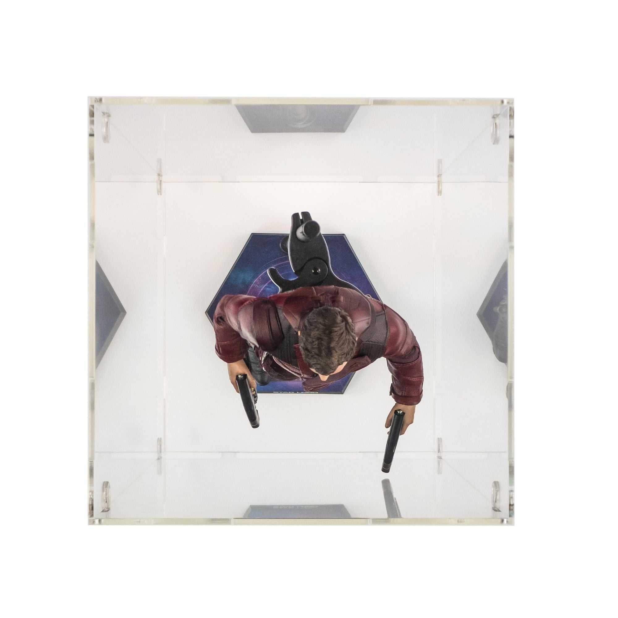 1/6 Scale Star Lord Display Case for Hot Toys MMS 539