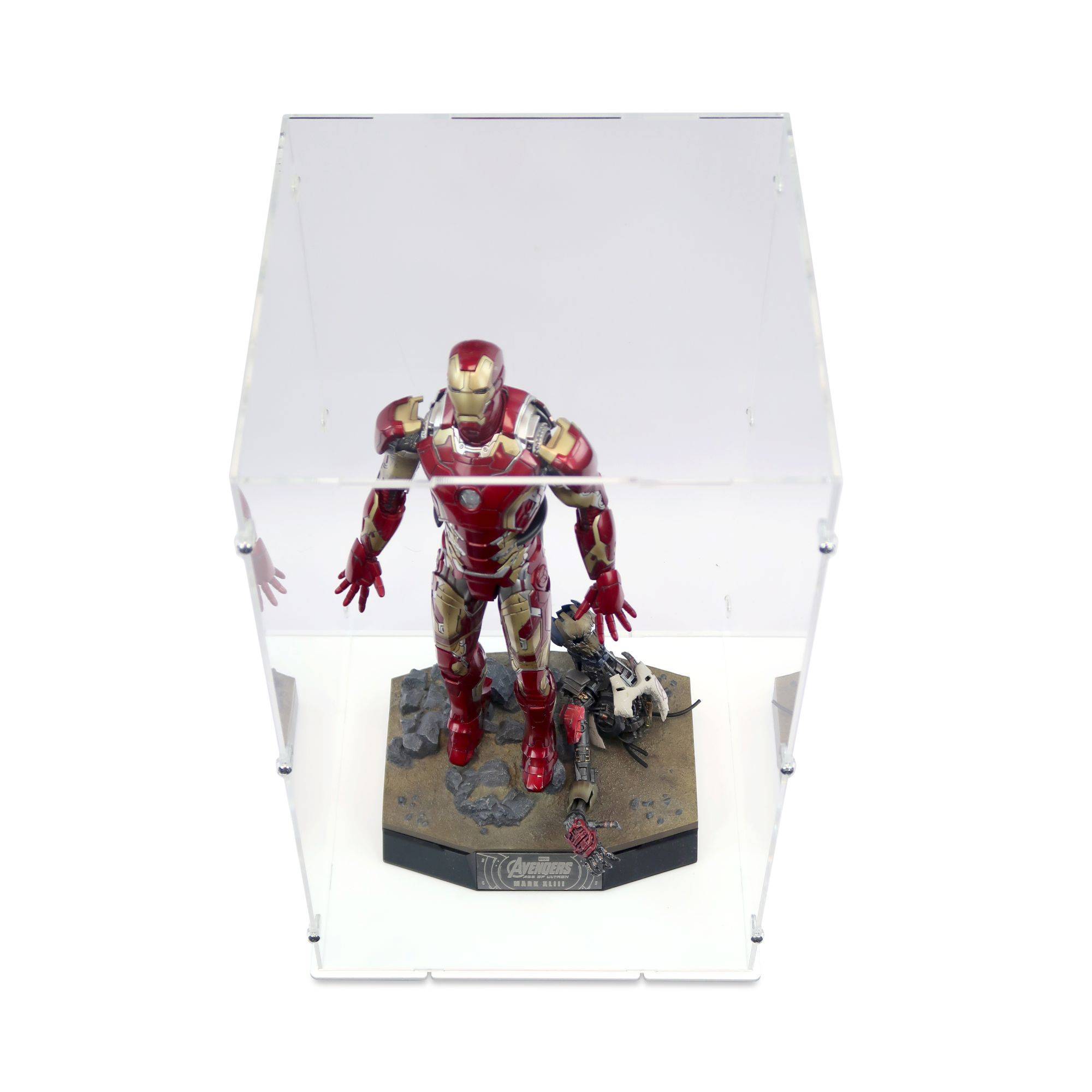 1/6 Scale Iron Man Mark XLIII Display Case for Hot Toys MMS 278 009