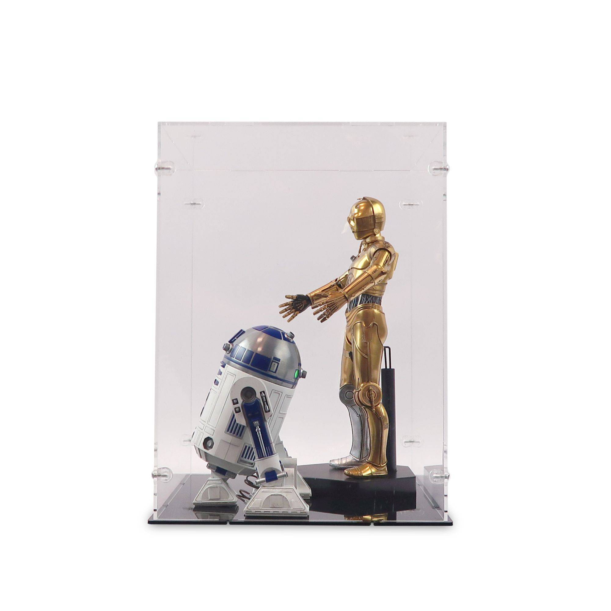 1/6 Scale R2-D2 and C-3PO Display Case for Sideshow Collectibles
