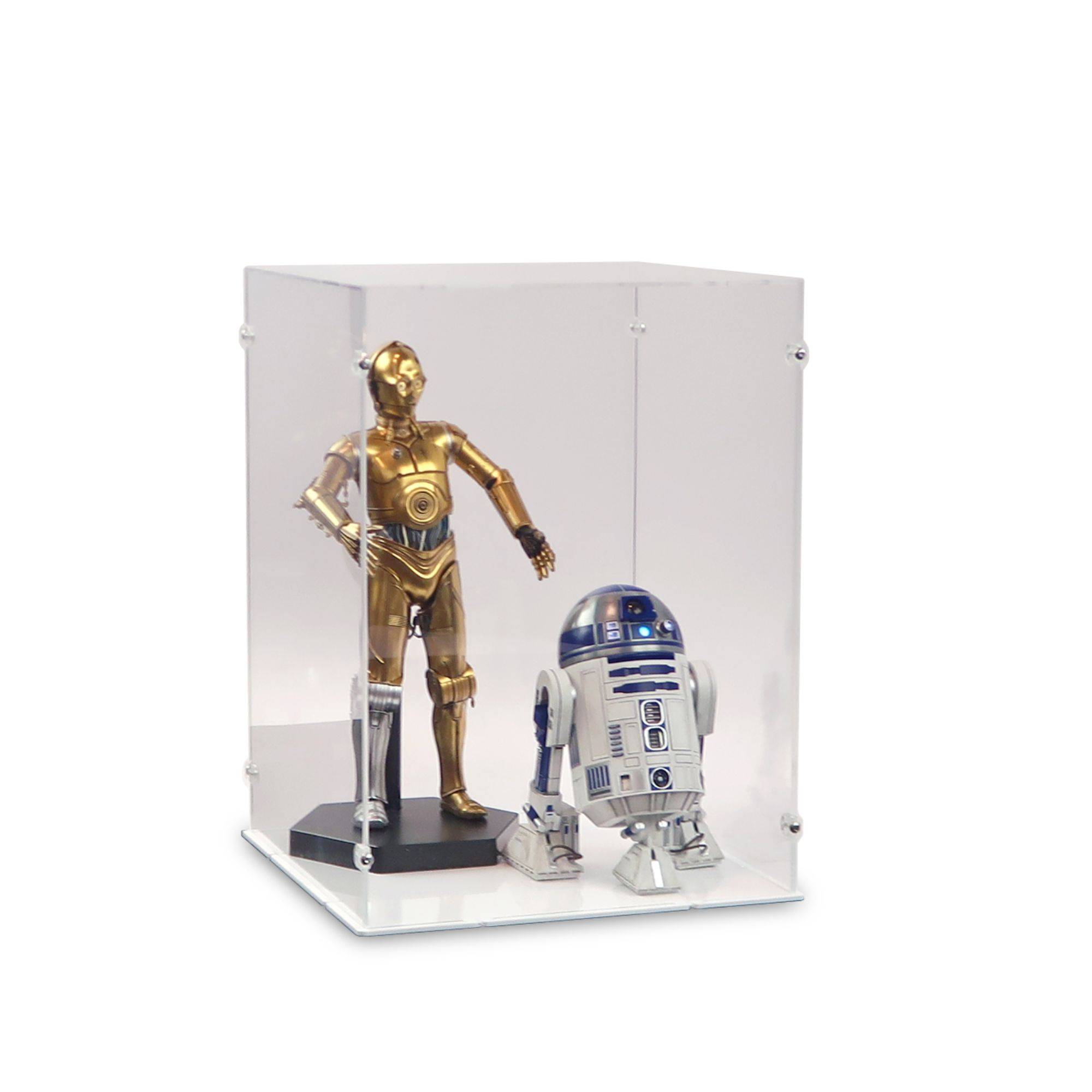 1/6 Scale R2-D2 and C-3PO Display Case for Sideshow Collectibles