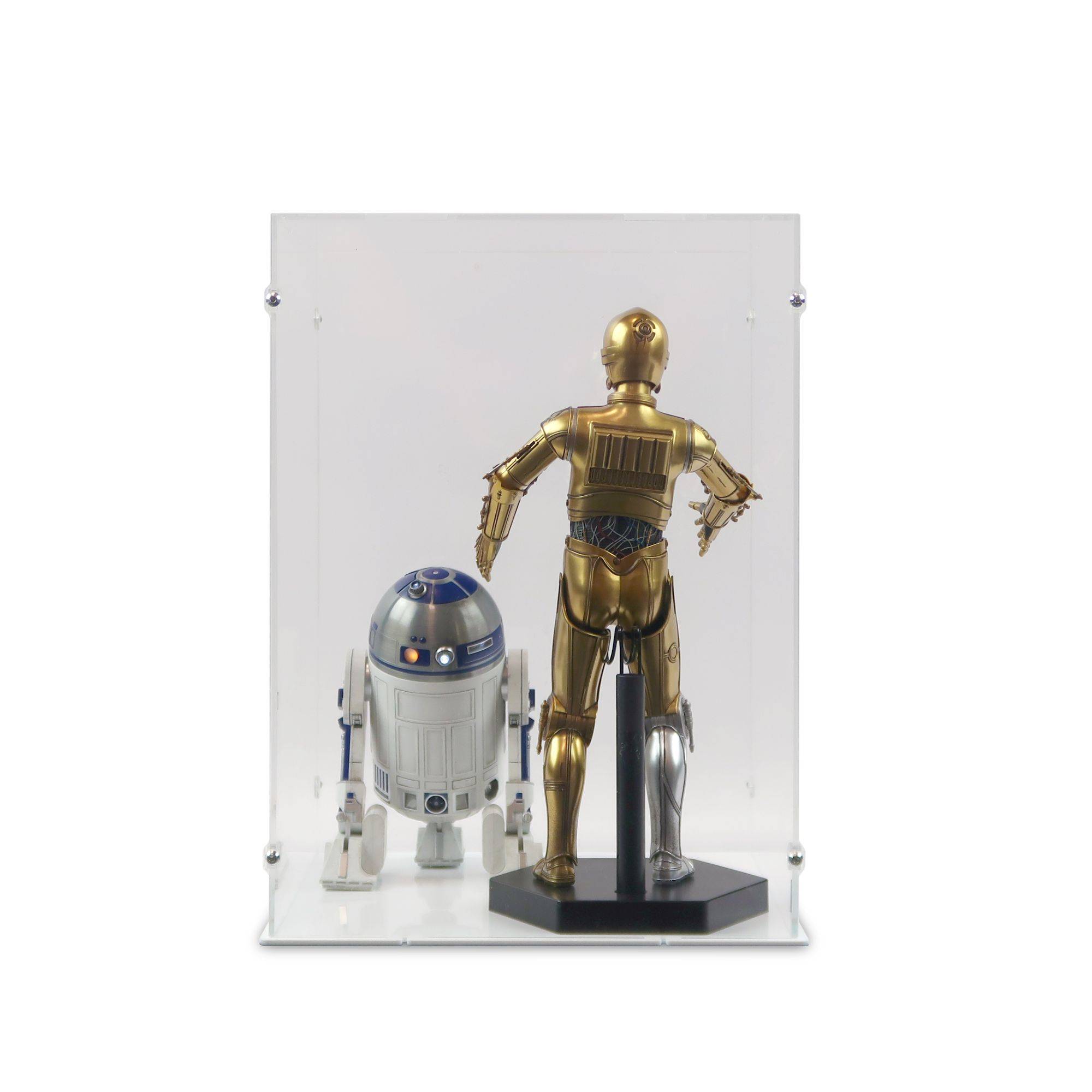 1/6 Scale R2-D2 and C-3PO Display Case for Sideshow Collectibles