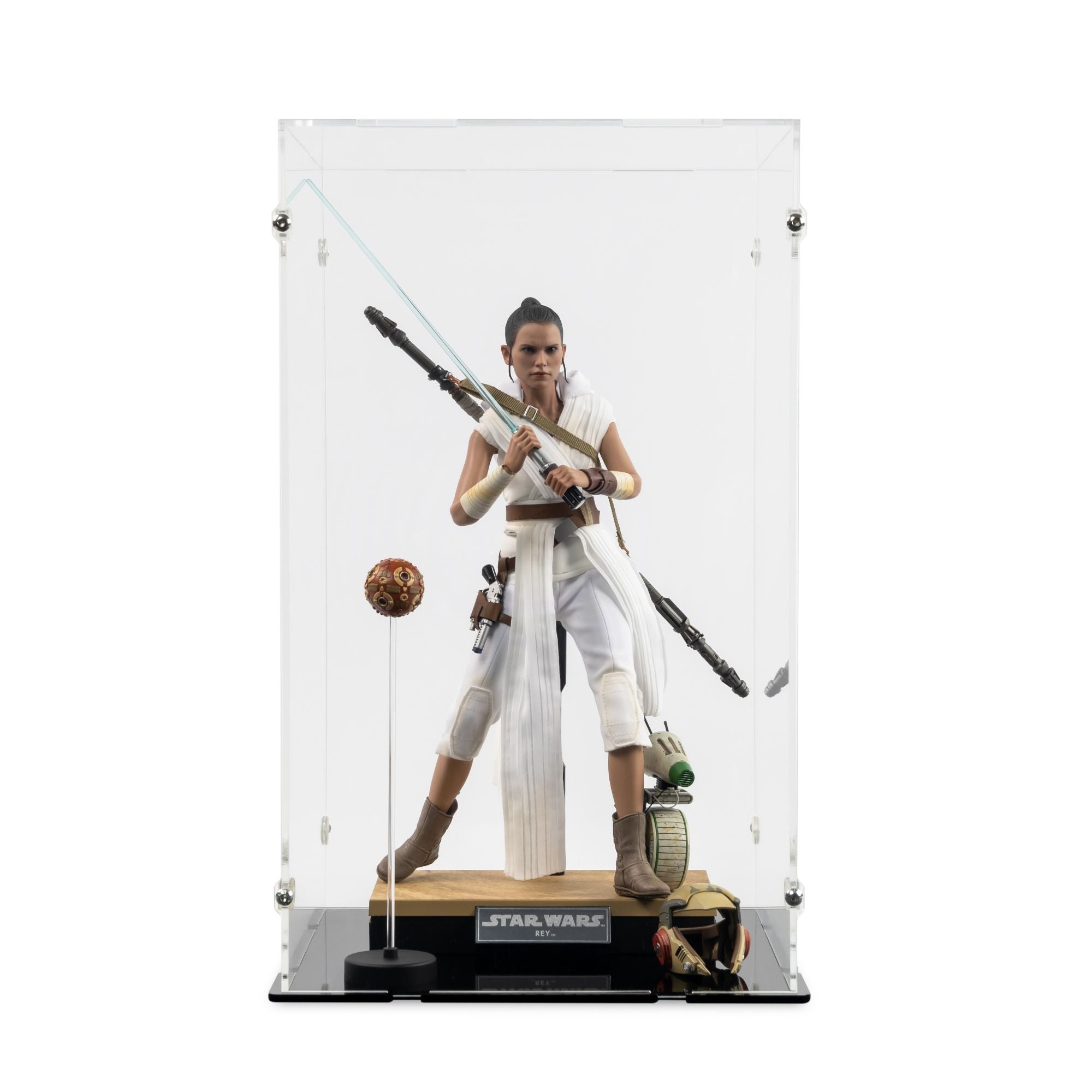 1/6 Scale Rey & D-O Display Case for Hot Toys MMS 559